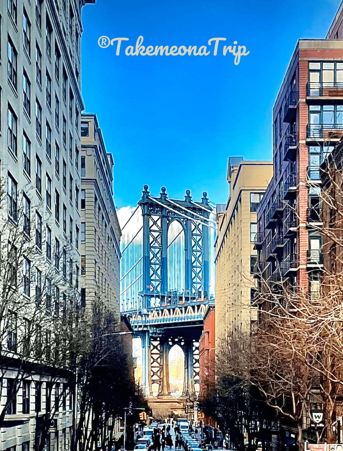 Manhattan Bridge visto da Brooklyn.